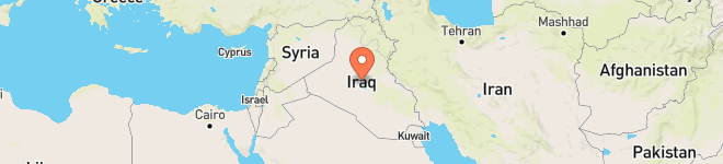 Map for Iraq